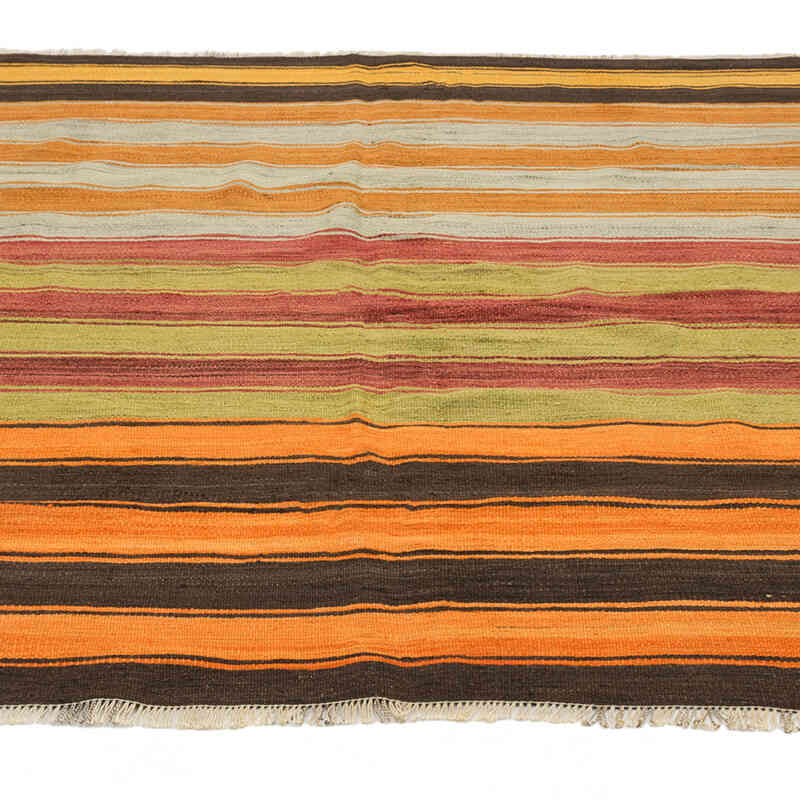 Vintage Turkish Kilim Rug - 5' 6" x 6' 5" (66" x 77") - K0077885