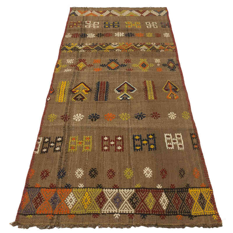 Vintage Anatolian Jijim Runner - 2' 7" x 7' 3" (31" x 87") - K0077889