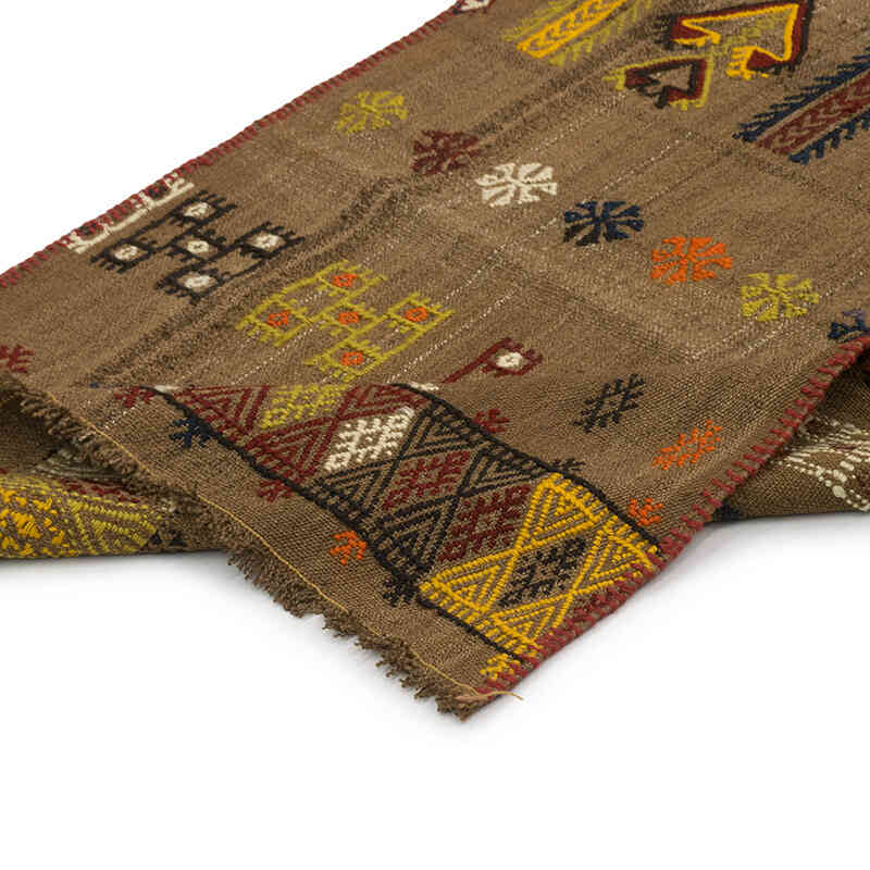 Vintage Anatolian Jijim Runner - 2' 7" x 7' 3" (31" x 87") - K0077889