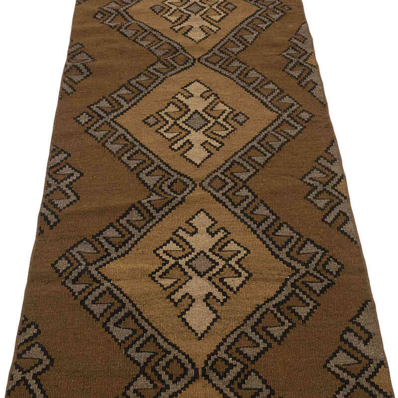 Vintage Kars Kilim Yolluk - 68 cm x 352 cm - K0077894