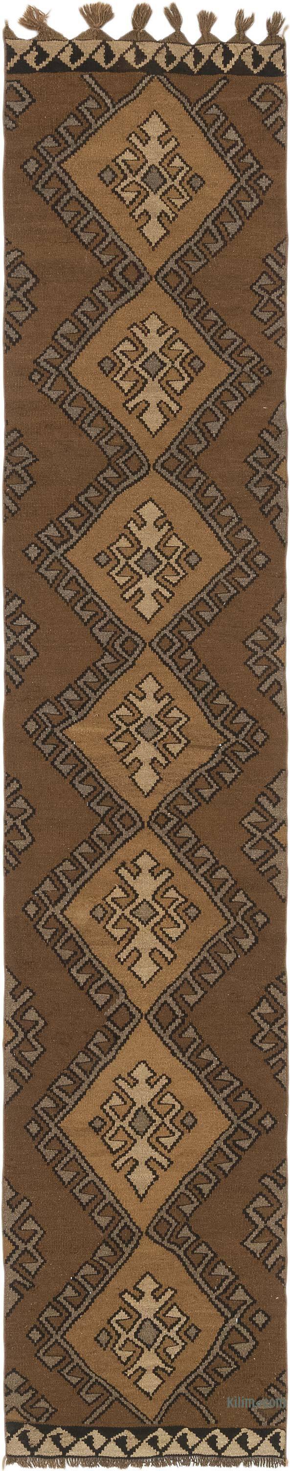 Vintage Kars Kilim Yolluk - 68 cm x 352 cm - K0077894