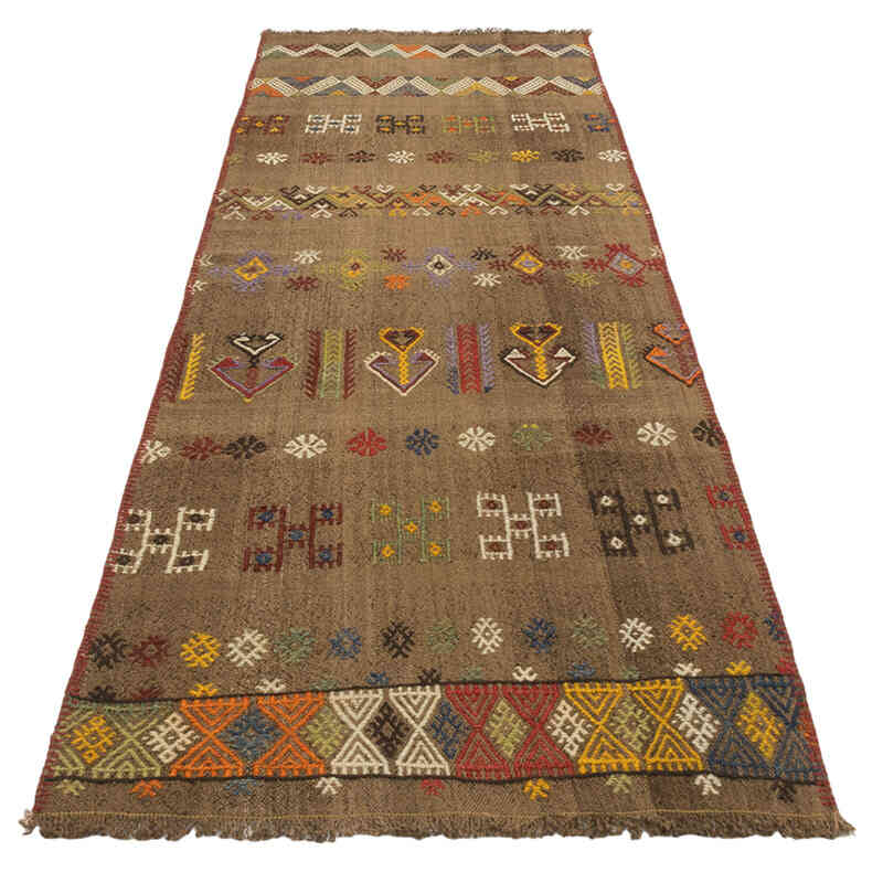 Vintage Anatolian Jijim Runner - 2' 9" x 8'  (33" x 96") - K0077896
