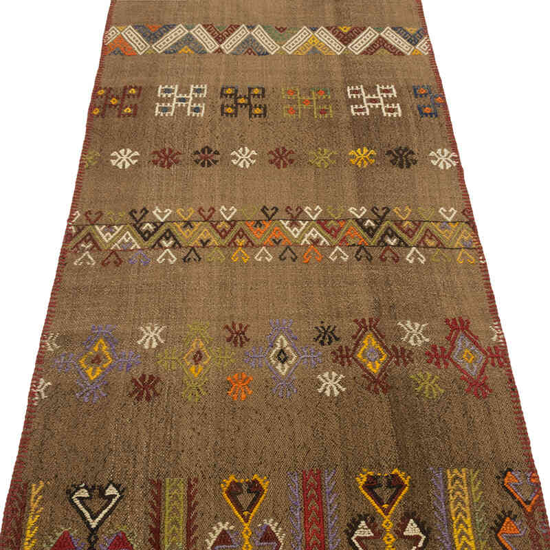 Vintage Anatolian Jijim Runner - 2' 9" x 8'  (33" x 96") - K0077896
