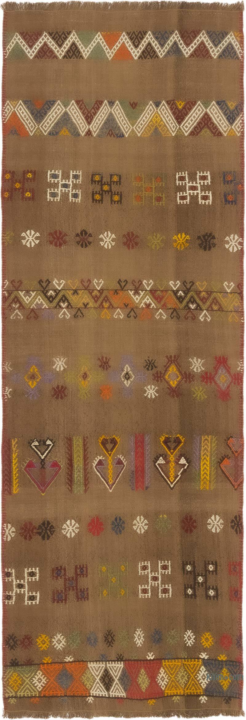 Vintage Anatolian Jijim Runner - 2' 9" x 8'  (33" x 96") - K0077896