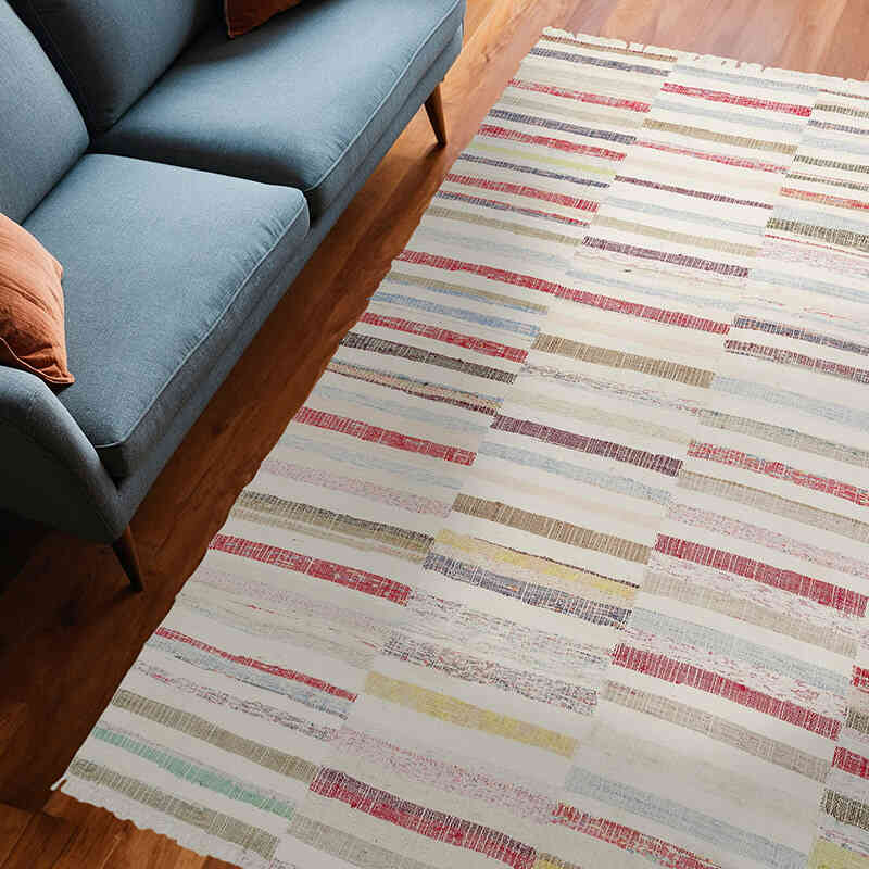 Vintage Anadolu Pala Kilimi (Çaput) - 186 cm x 268 cm - K0077898