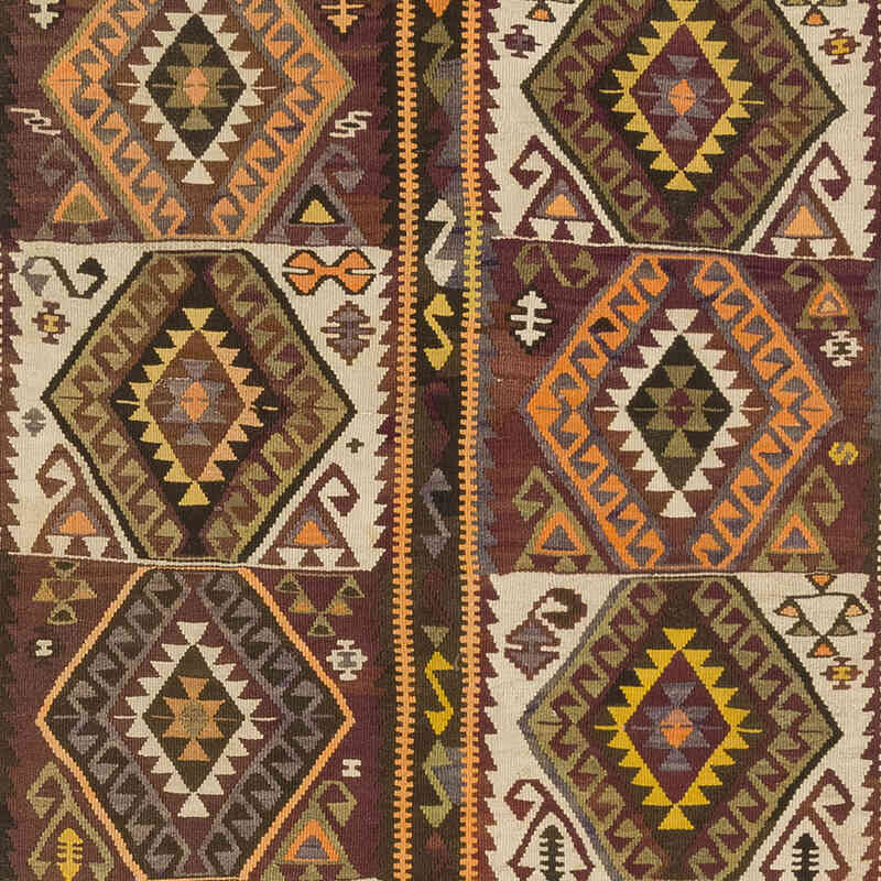 Vintage Kars Kilim Rug - 4' 2" x 11' 7" (50" x 139") - K0077901
