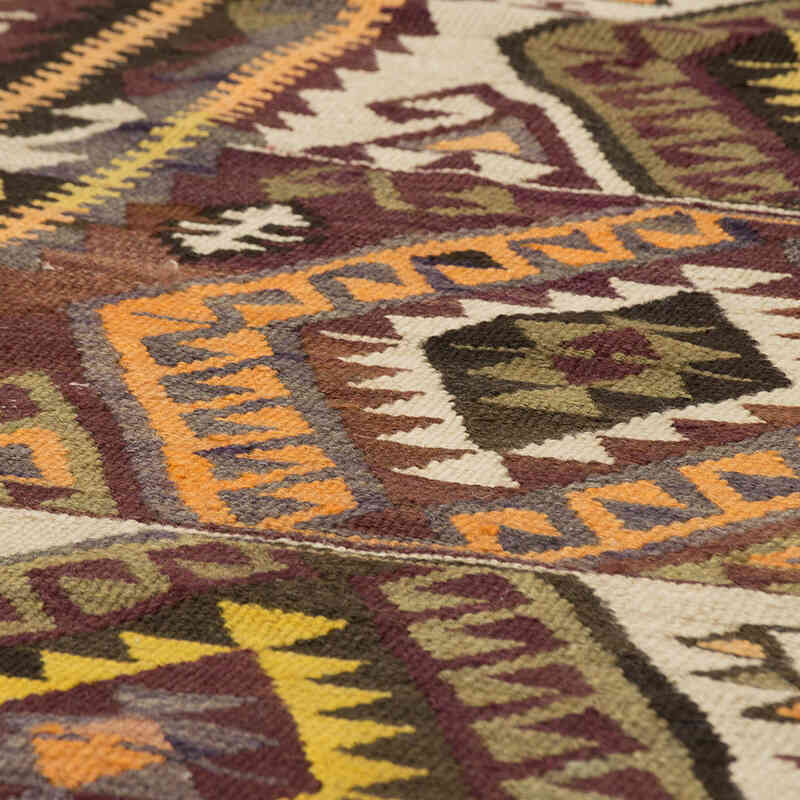 Vintage Kars Kilim Rug - 4' 2" x 11' 7" (50" x 139") - K0077901