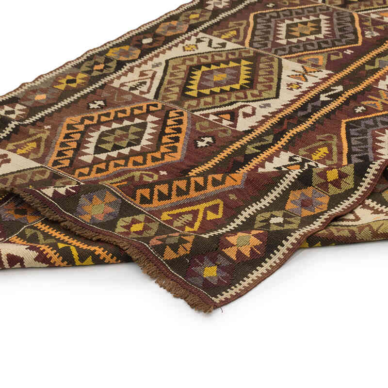 Vintage Kars Kilim Rug - 4' 2" x 11' 7" (50" x 139") - K0077901