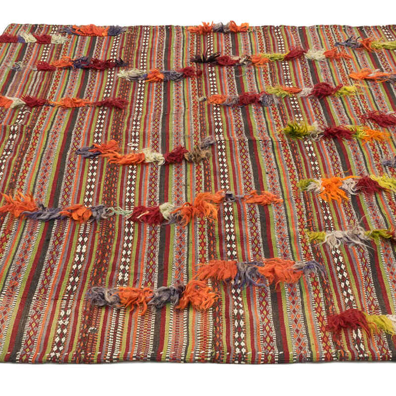 Vintage Anatolian Flatweave - 4' 9" x 6' 3" (57" x 75") - K0077904