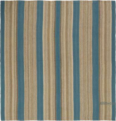 New Turkish Kilim Rug - 9' 8" x 10' 1" (116" x 121")