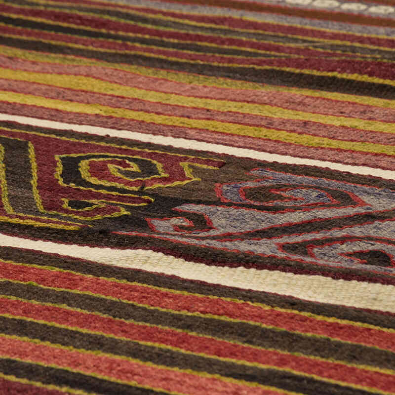 Vintage Konya Kilim Rug - 10' 2" x 12' 1" (122" x 145") - K0077910
