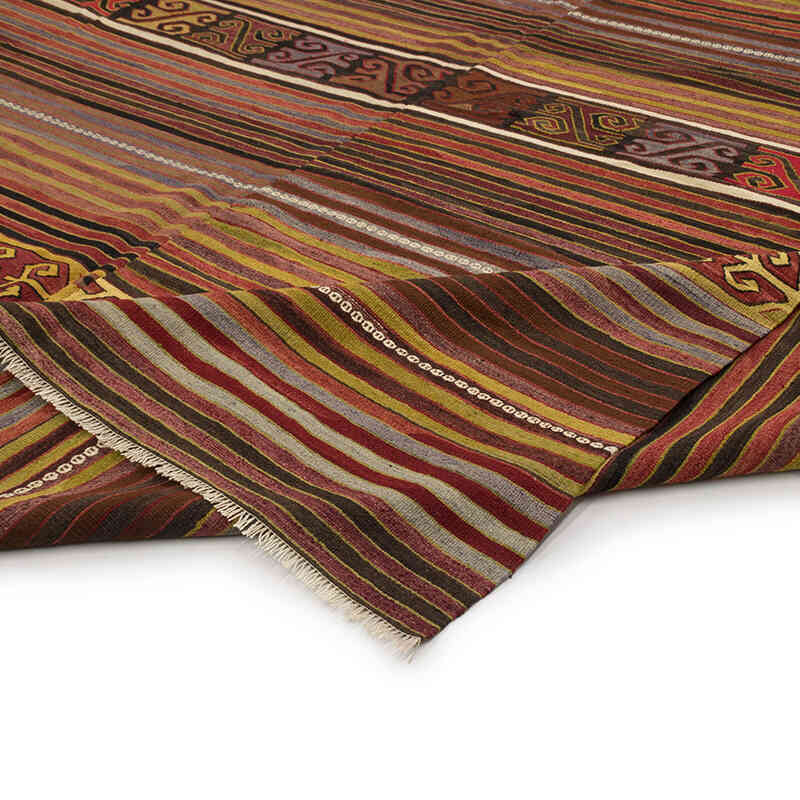 Vintage Konya Kilim Rug - 10' 2" x 12' 1" (122" x 145") - K0077910