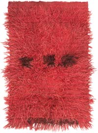 Vintage Anatolian Tulu Rug - 3' 6" x 5' 1" (42" x 61")