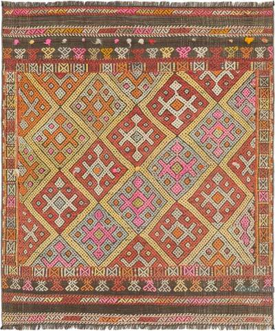 Vintage Anadolu Cicim - 102 cm x 119 cm