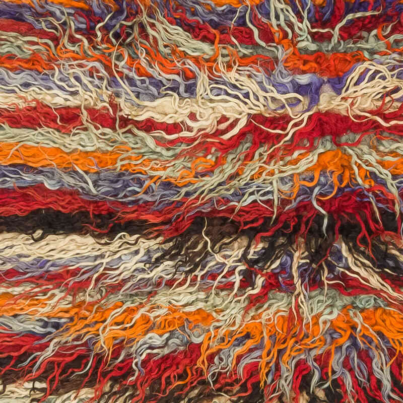 Vintage Anatolian Tulu Rug - 2' 10" x 4' 11" (34" x 59") - K0077919