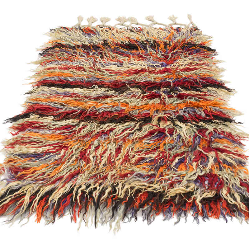 Vintage Anatolian Tulu Rug - 2' 10" x 4' 11" (34" x 59") - K0077919