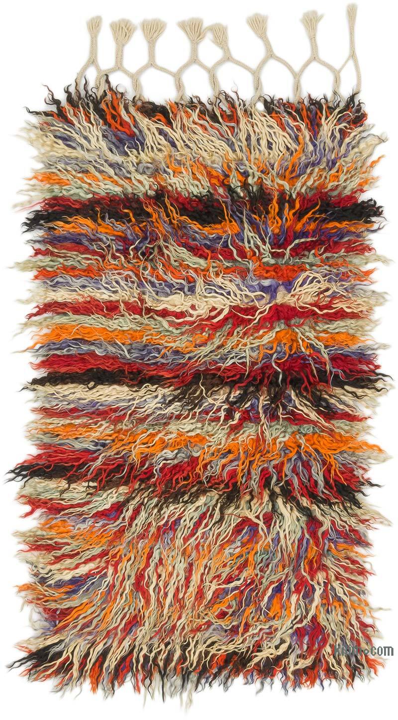 Vintage Anatolian Tulu Rug - 2' 10" x 4' 11" (34" x 59") - K0077919