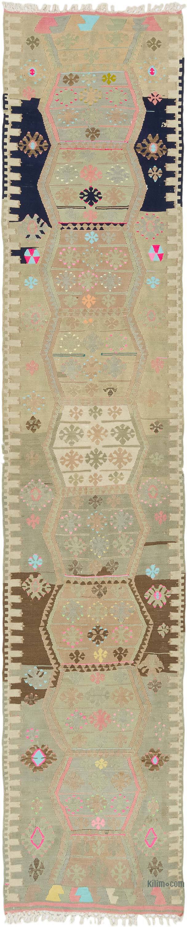 Alfombra Vintage Kayseri Kilim - 78 cm x 370 cm - K0077920