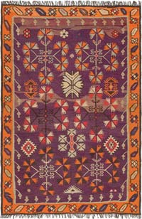 Alfombra Vintage Artvin Kilim - 130 cm x 185 cm