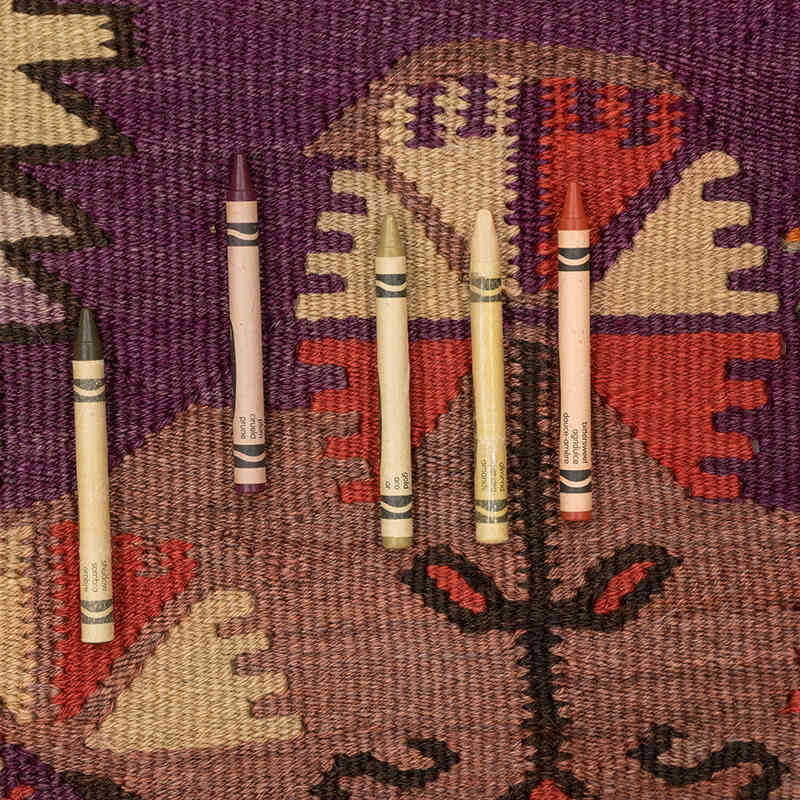 Vintage Artvin Kilim Rug - 4' 3" x 6' 1" (51" x 73") - K0077923