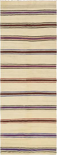 Corredor Vintage Anatolian Kilim - 134 cm x 377 cm