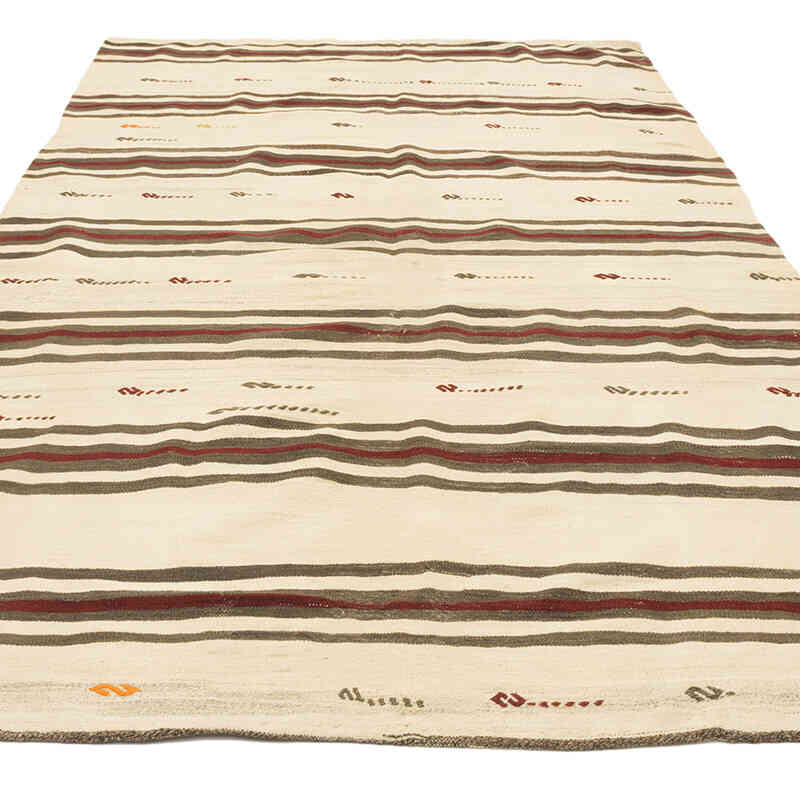 Alfombra Vintage Anatolian Kilim - 160 cm x 255 cm - K0077928