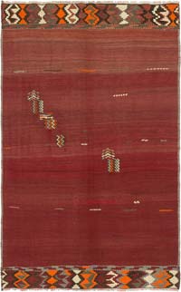Vintage Mihalic Kilim Rug - 5' 1" x 8' 4" (61" x 100")