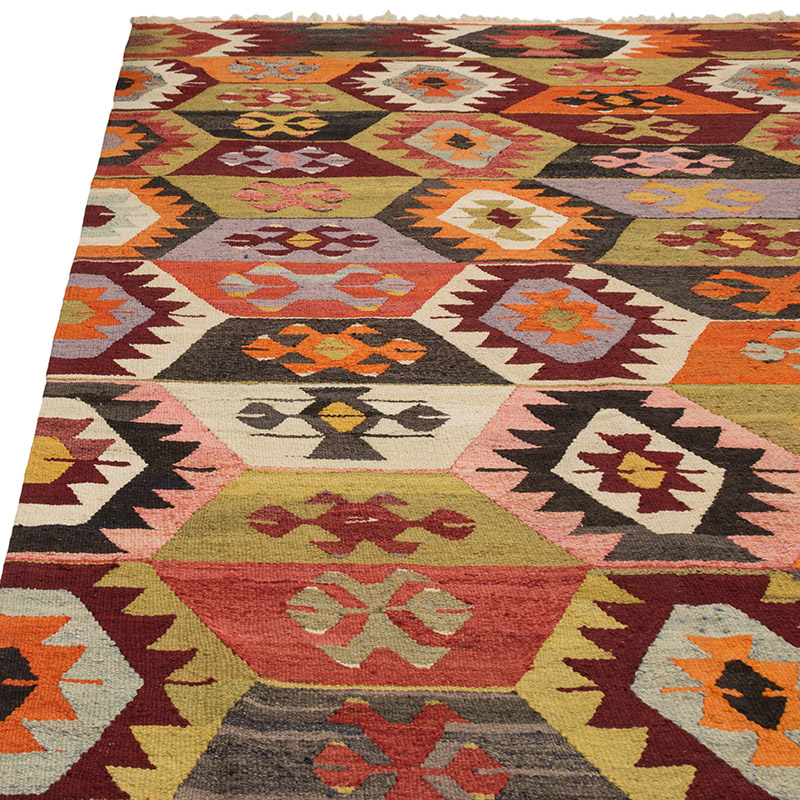 New Turkish Handwoven Kilim Rug - 12'  x 15' 3" (144" x 183") - K0077934