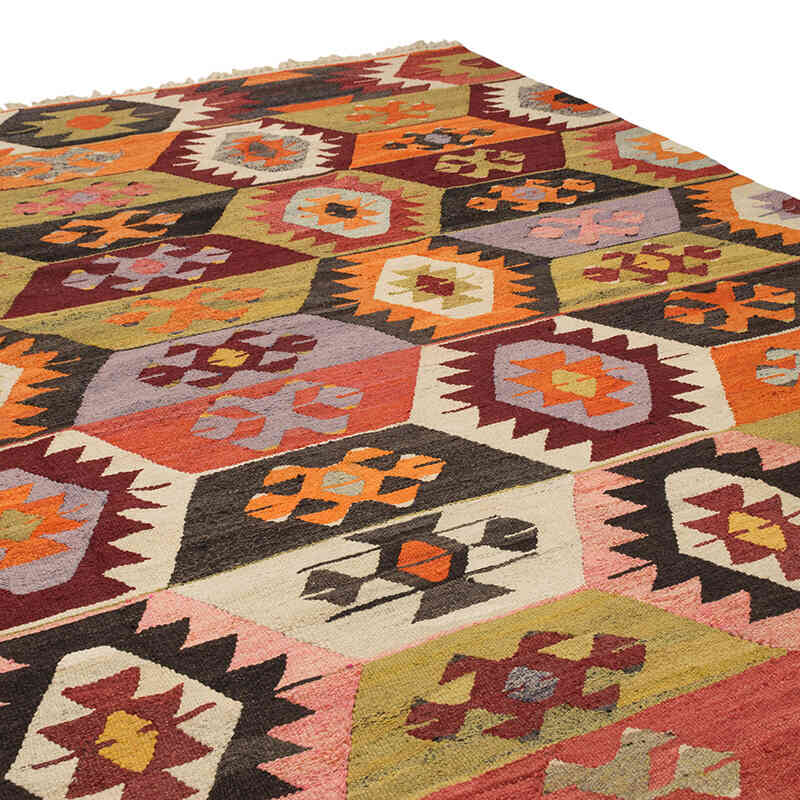 New Turkish Handwoven Kilim Rug - 12'  x 15' 3" (144" x 183") - K0077934