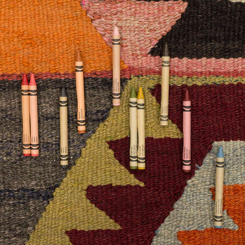 New Turkish Handwoven Kilim Rug - 12'  x 15' 3" (144" x 183") - K0077934