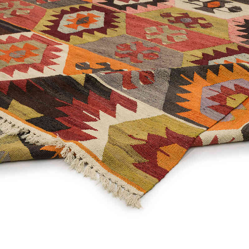 New Turkish Handwoven Kilim Rug - 12'  x 15' 3" (144" x 183") - K0077934