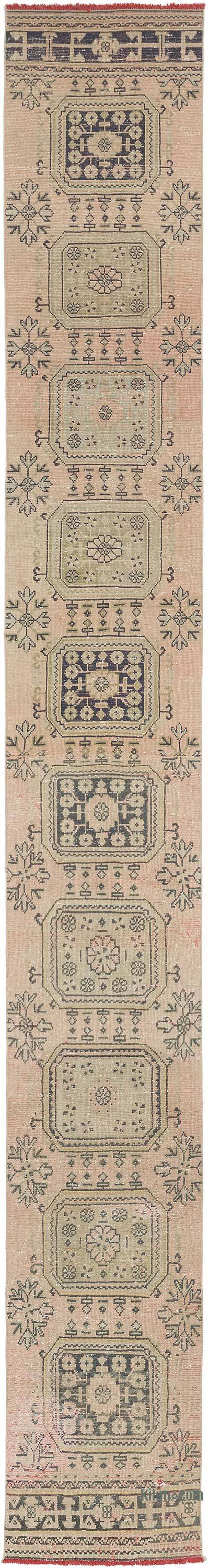 Alfombra Turca Vintage de pasillo - 84 cm x 657 cm - K0077936
