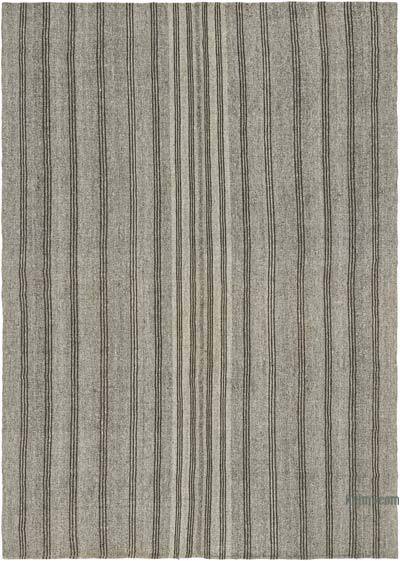 Vintage Anatolian Kilim Rug - 6' 9" x 9' 4" (81" x 112")
