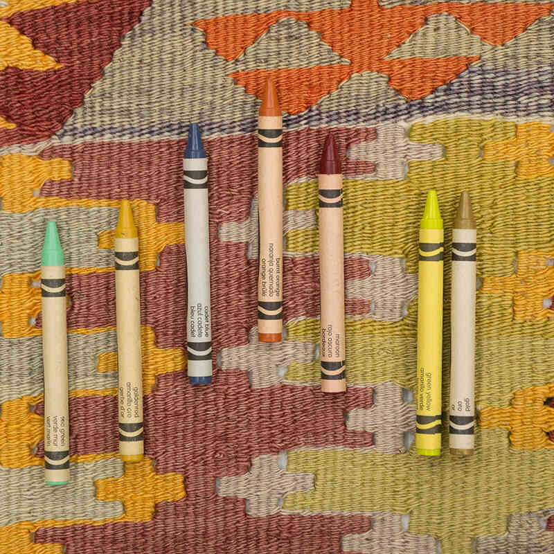 Alfombra Vintage Denizli Kilim - 159 cm x 302 cm - K0077941