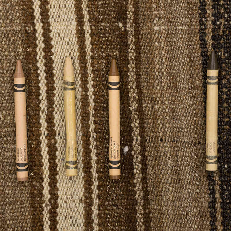 Alfombra Vintage Anatolian Kilim - 190 cm x 282 cm - K0077942