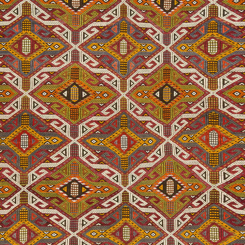 Vintage Anatolian Jijim Rug - 5' 3" x 10' 6" (63" x 126") - K0077943