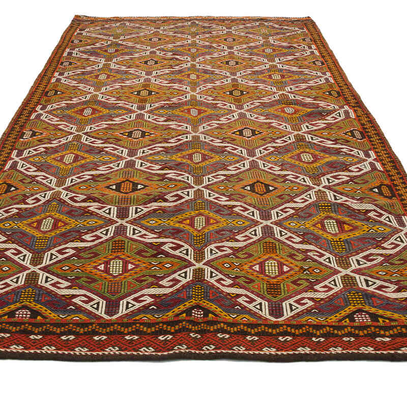 Vintage Anatolian Jijim Rug - 5' 3" x 10' 6" (63" x 126") - K0077943