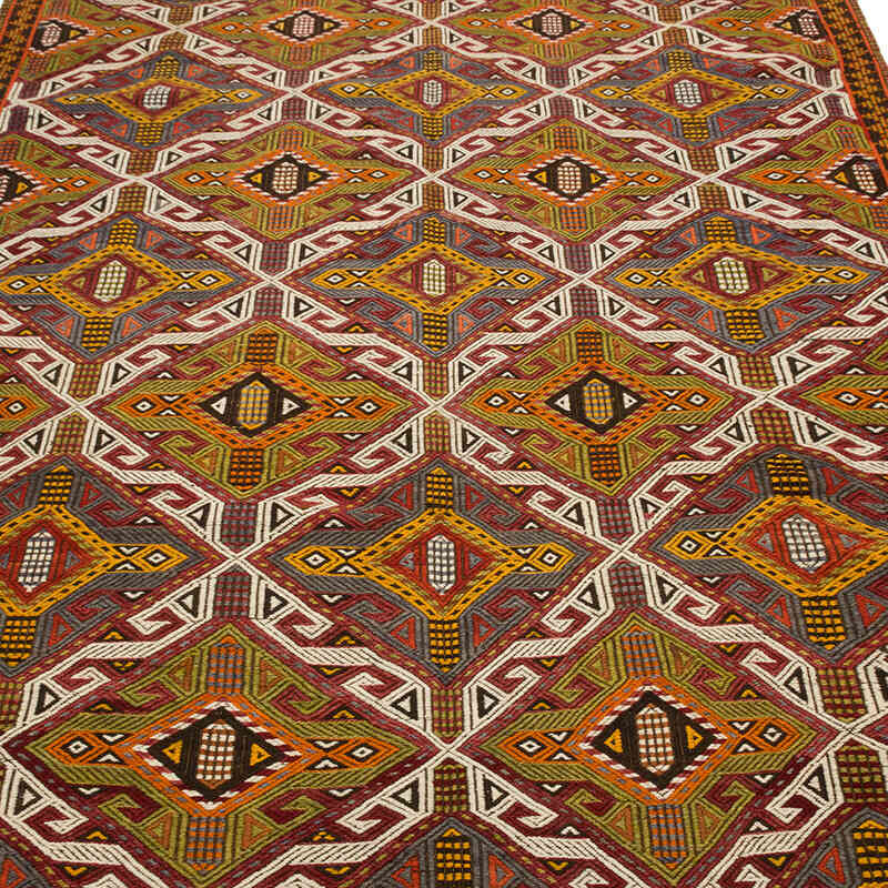 Vintage Anatolian Jijim Rug - 5' 3" x 10' 6" (63" x 126") - K0077943