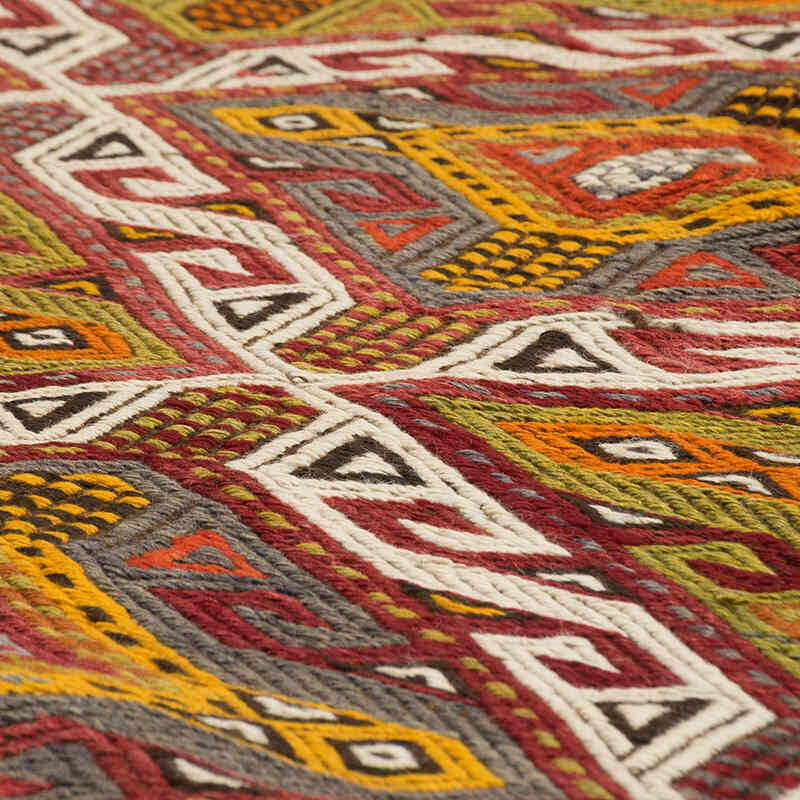 Vintage Anatolian Jijim Rug - 5' 3" x 10' 6" (63" x 126") - K0077943