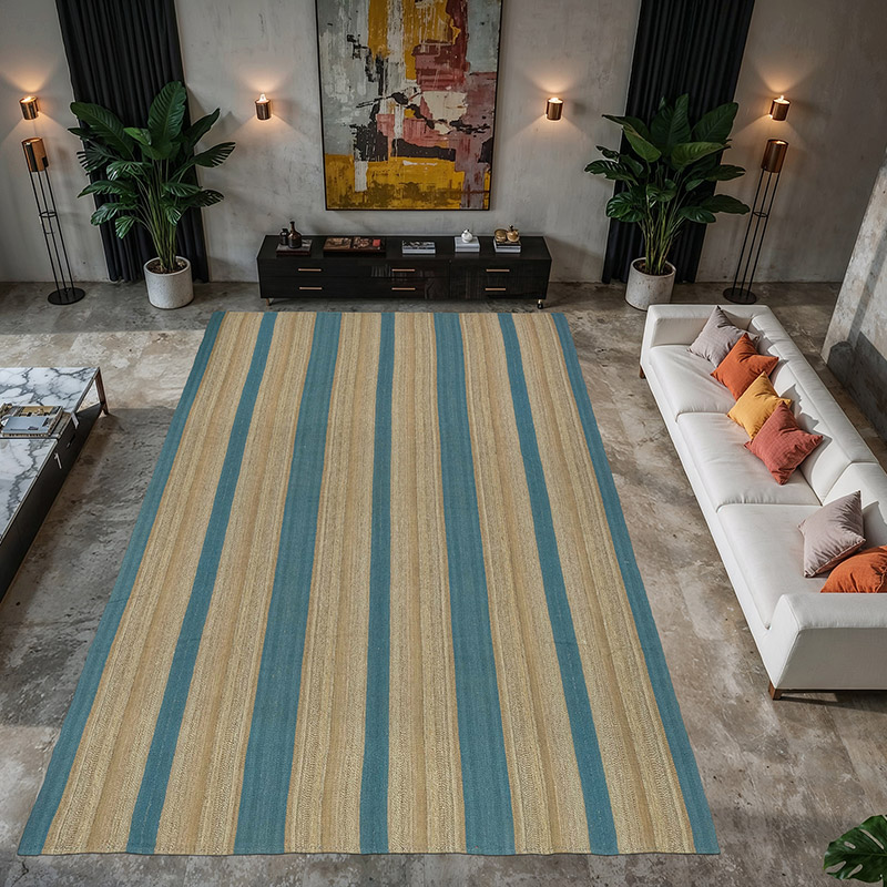 New Turkish Kilim Rug - 9' 9" x 15' 2" (117" x 182") - K0077951