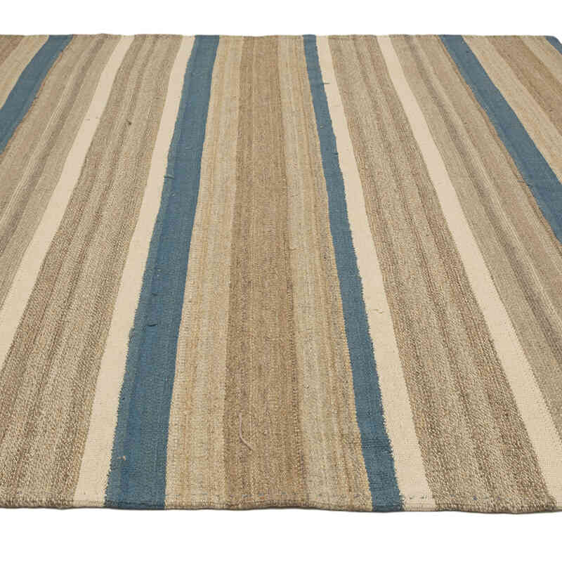 New Turkish Kilim Rug - 8'  x 9' 1" (96" x 109") - K0077956