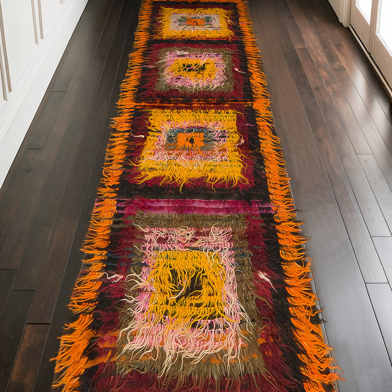 Vintage Anadolu Tülü - 107 cm x 333 cm - K0077958