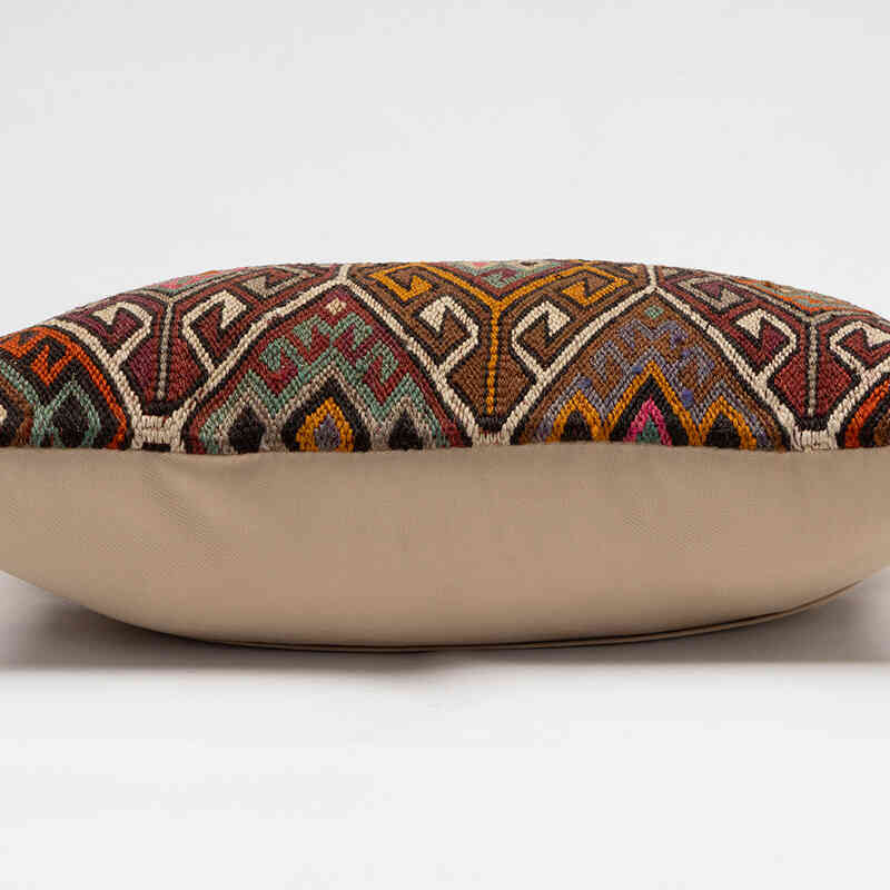 Kilim Pillow Cover - 1' 8" x 1'  (20" x 12") - K0078000