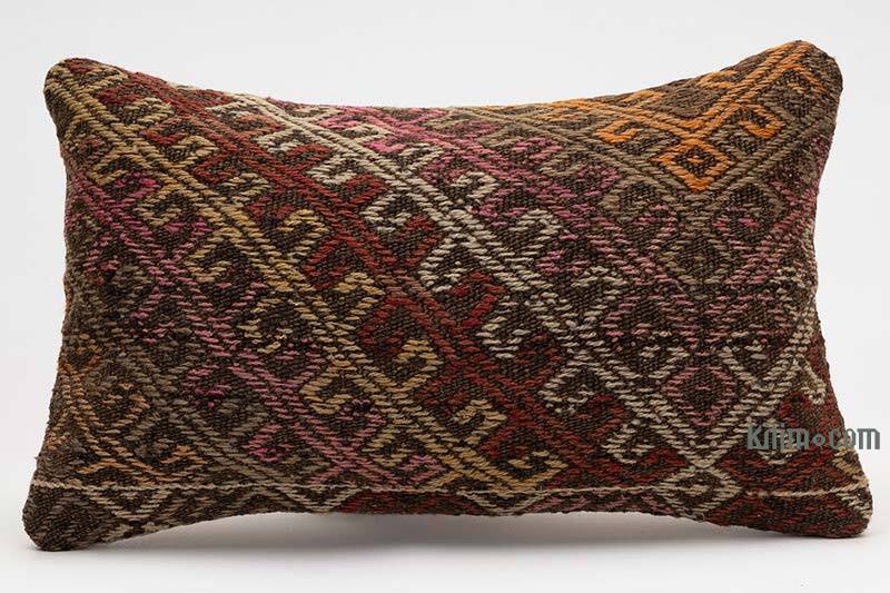 Kilim Pillow Cover - 1' 8" x 1'  (20" x 12") - K0078069