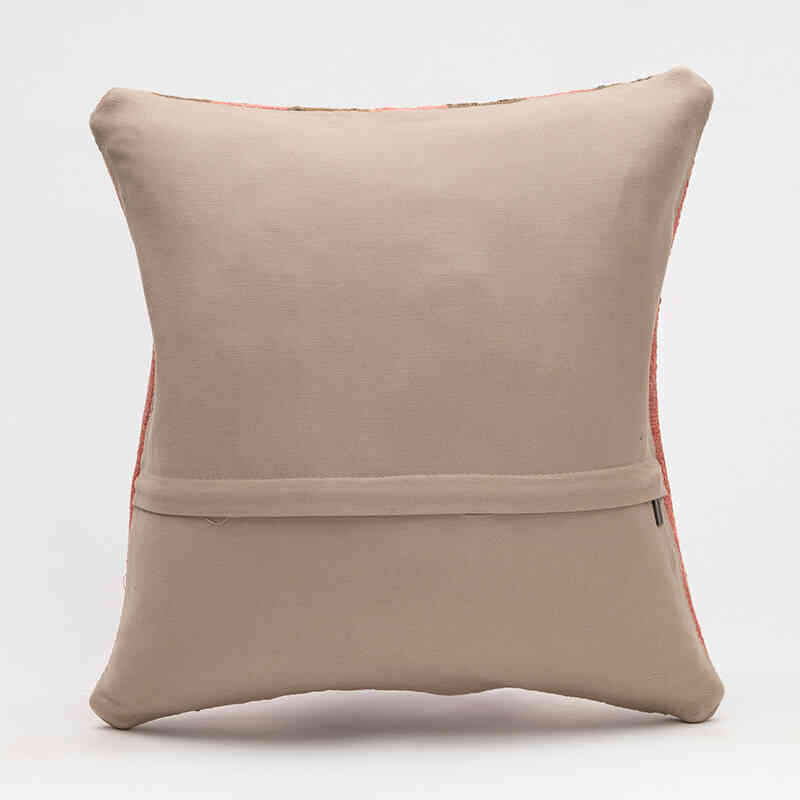 Kilim Pillow Cover - 1' 4" x 1' 4" (16" x 16") - K0078171