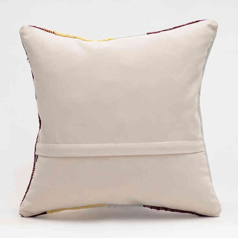 Kilim Pillow Cover - 1' 4" x 1' 4" (16" x 16") - K0078204