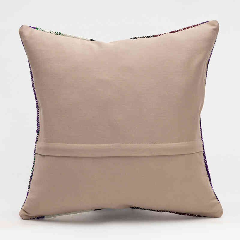 Kilim Pillow Cover - 1' 4" x 1' 4" (16" x 16") - K0078205