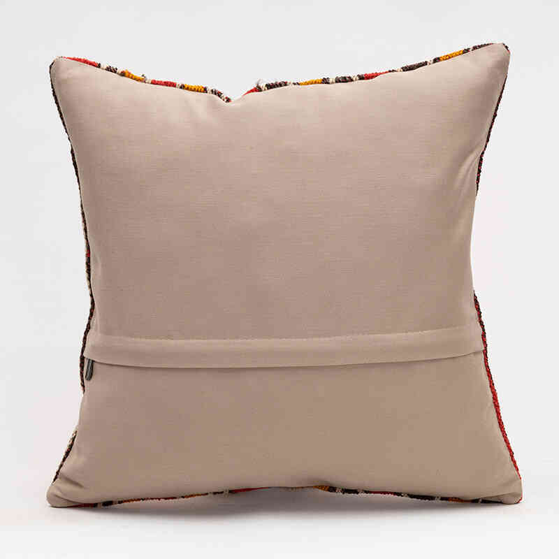 Kilim Pillow Cover - 1' 4" x 1' 4" (16" x 16") - K0078219