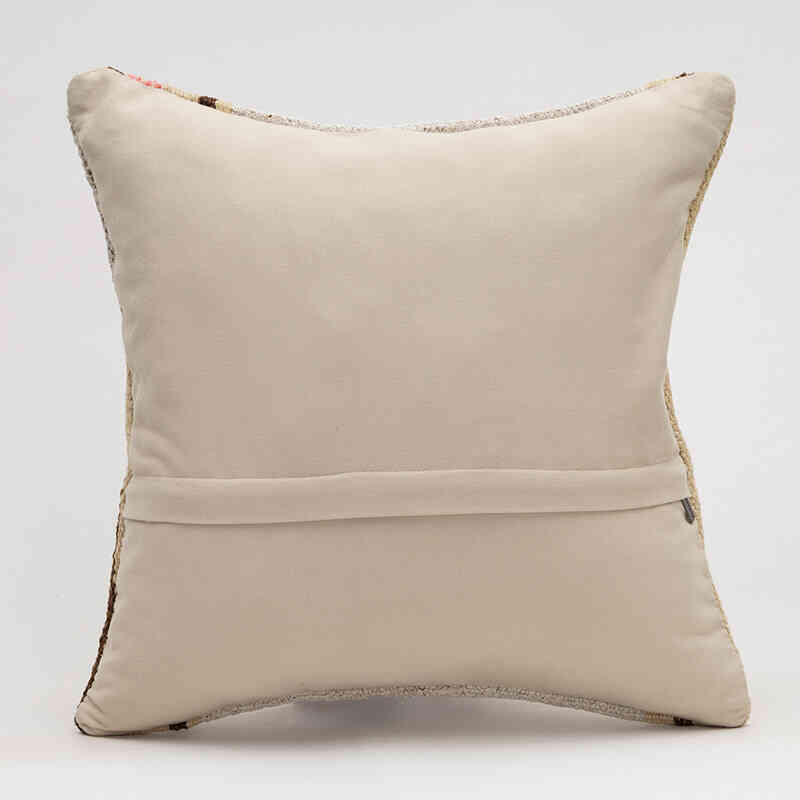 Kilim Pillow Cover - 1' 4" x 1' 4" (16" x 16") - K0078226