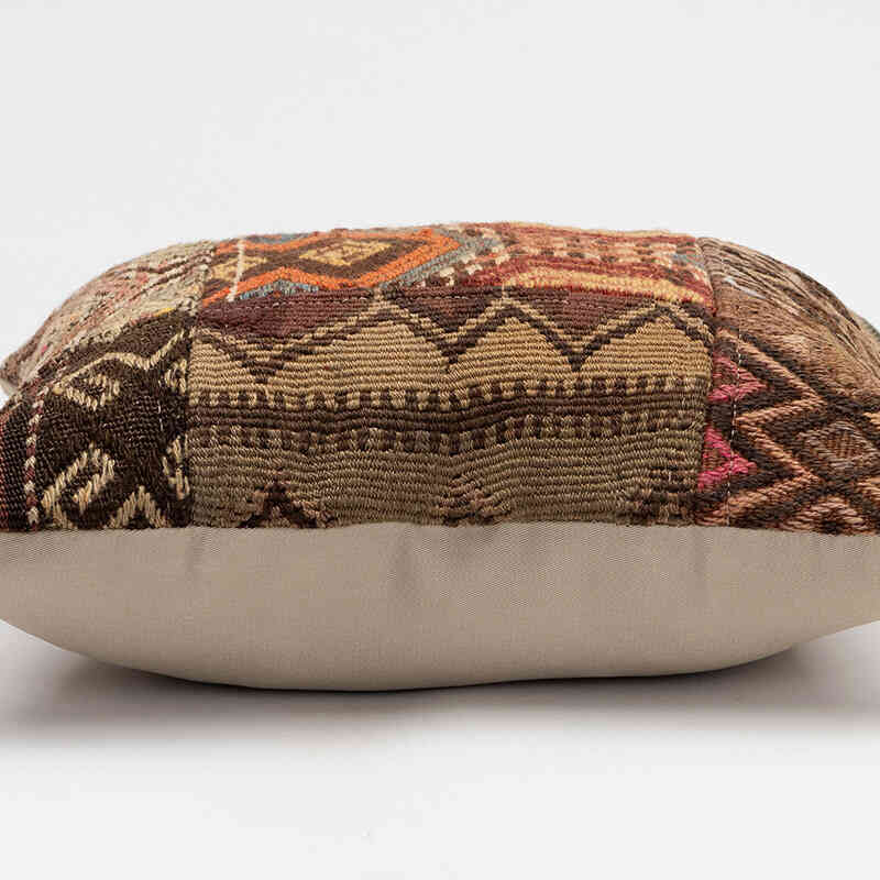 Kilim Pillow Cover - 1' 4" x 1' 4" (16" x 16") - K0078277